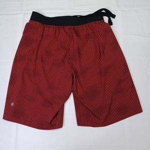 Lululemon Mens‎ Core Short Red 11 inch inseam Linerless Medium